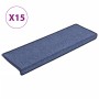 vidaXL Stufenmatten 15 Stk 65x21x4 cm Blau Rechteckiger Rand 134574_3