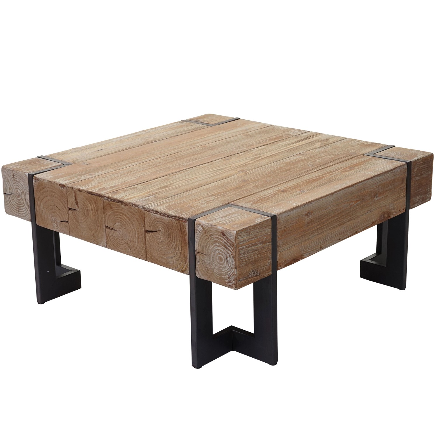 MCW Couchtisch A15 Naturfarben 70x70cm günstig online kaufen