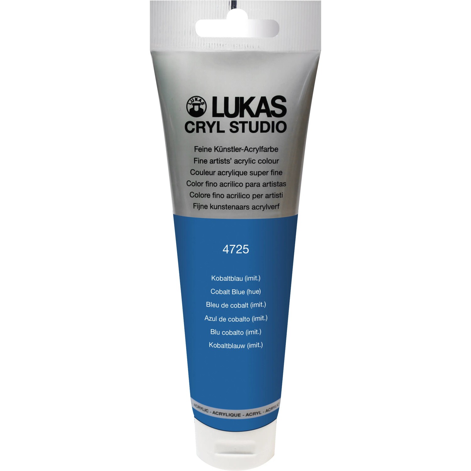 Lukas Cryl Studio Acrylfarbe – Premium-Künstlerfarbe In Kobaltblau, 125 Ml