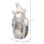LED Rentier Figur, 51cm, warmweiß, mit grauem Hut. Weihnachtsdekoration für Innen.