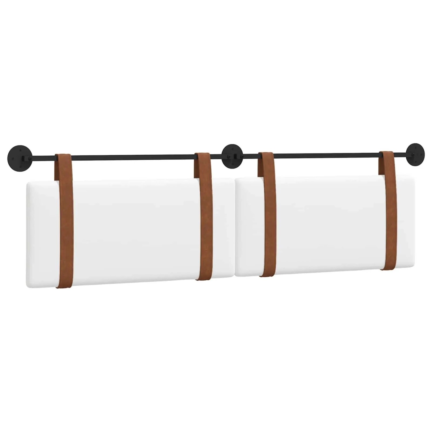 vidaXL Hängevorderseite Wandmontiert Weiß 170 x 55 x 5 cm Antikes PU 42031492