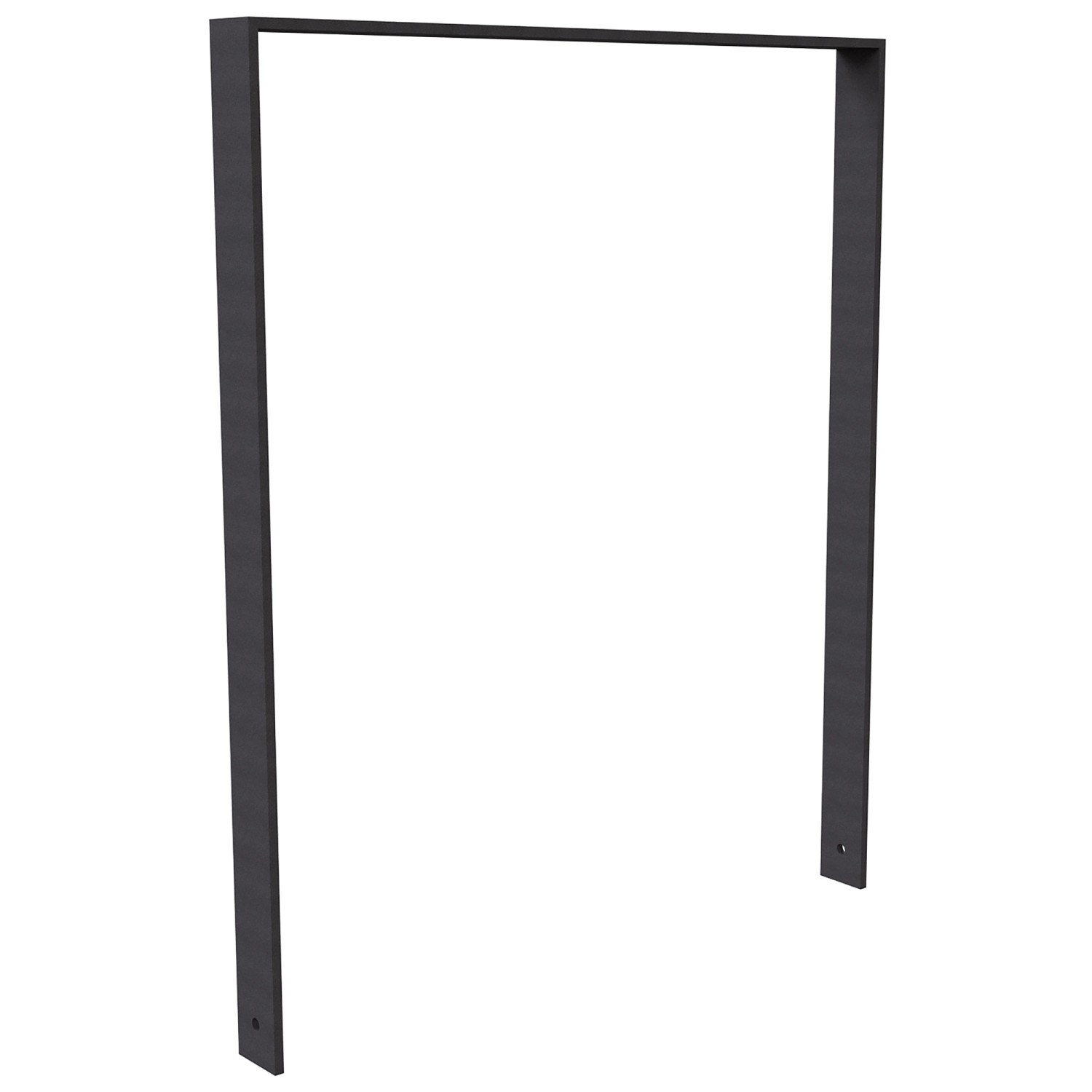 Schake Anlehnbügel Flachstahl Ohne Querholm 1.200 mm x 1.000 mm Eisengrau