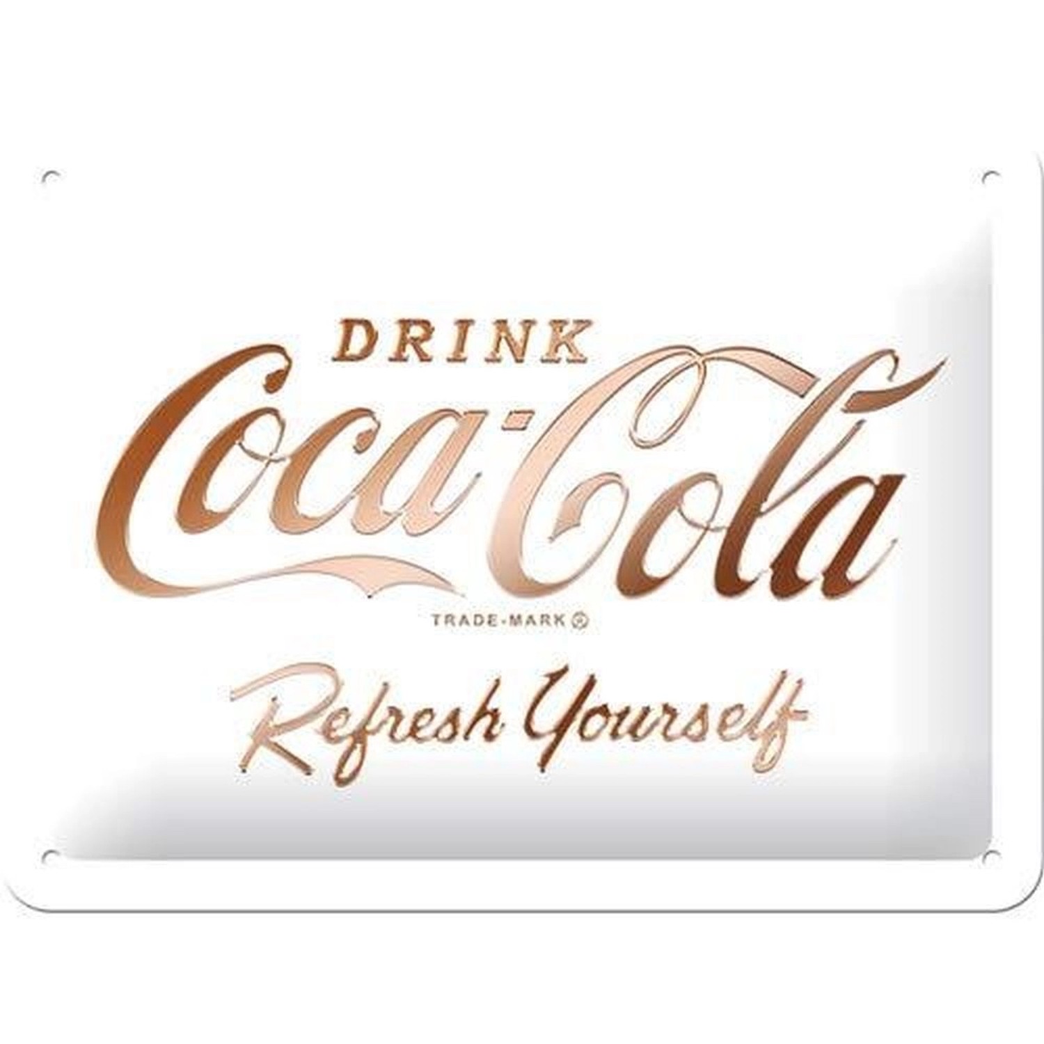 Nostalgic-Art Blechschild 15x20 cm - Coca-Cola - Refresh Yourself günstig online kaufen