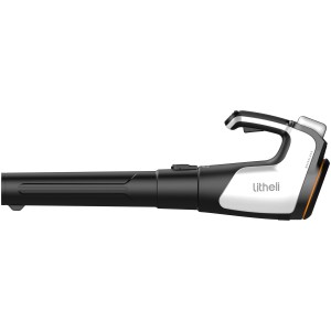 Litheli Akku-Laubbläser mit 2 Akkus (4.0 Ah). Handlicher Laubbläser für Garten und Hof.