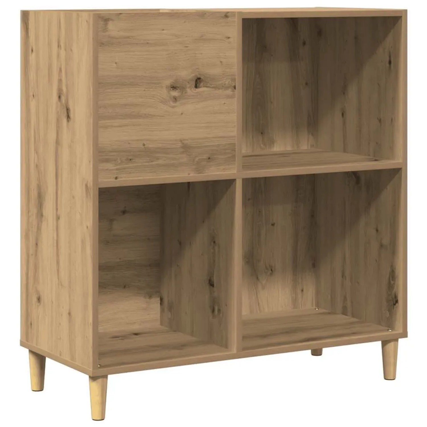 vidaXL Plattenschrank Artisan-Eiche 84,5x38x89 cm Holzwerkstoff 857172