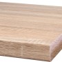 Flex-Well Arbeitsplatte Sonoma Eiche, 210x60 cm, 3,8 cm stark. Küchenarbeitsplatte mit abgerundeter Kante.