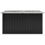 furnicato Gartenbox, anthrazit, 171x99x93 cm. Universalbox aus verzinktem Stahl für Garten und Terrasse.