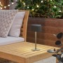 EGLO ROCCANOVA Solar LED Tischleuchte, grün, mit Touchdimmer, IP44. Ideal für Garten und Balkon.