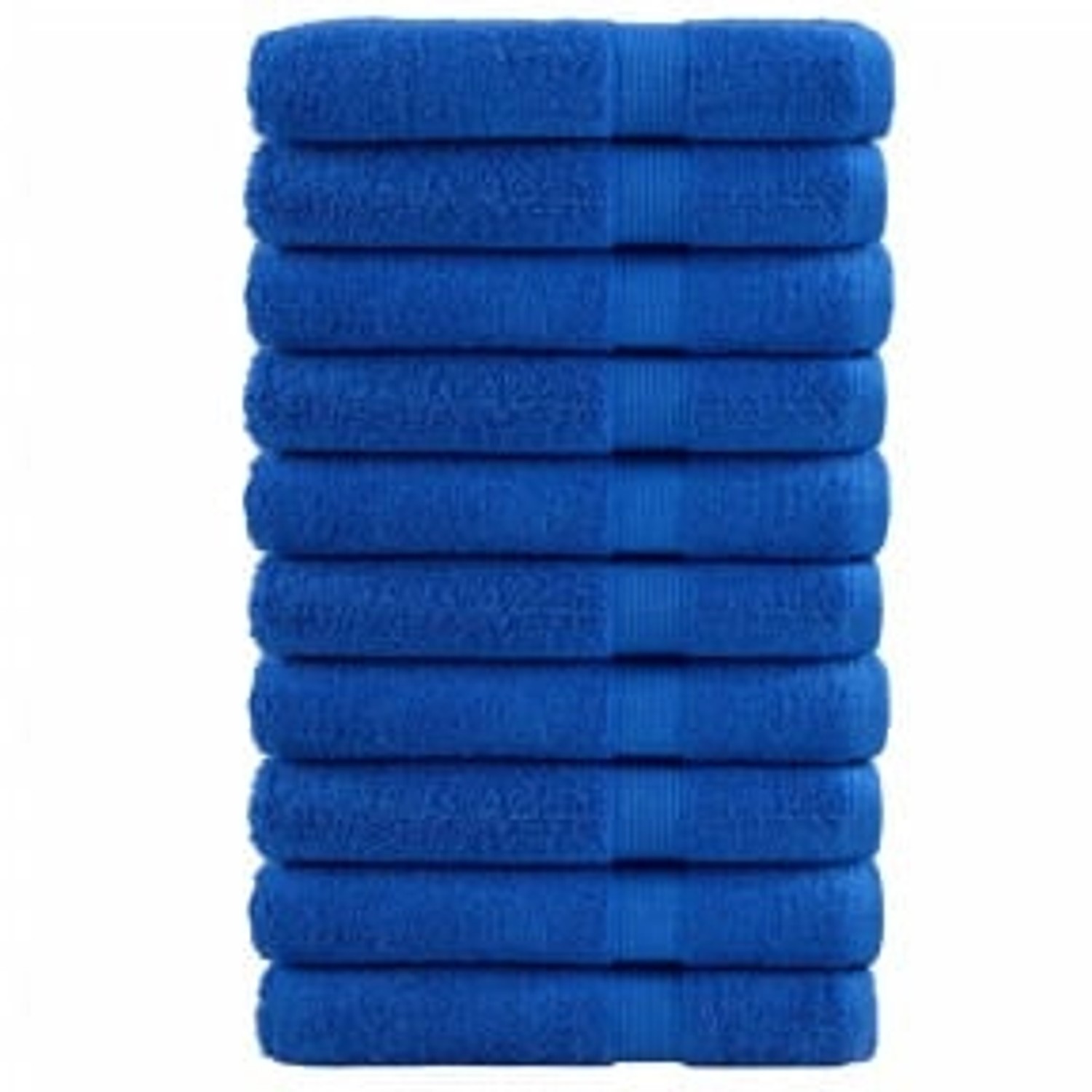 vidaXL Premium-Handtücher 10 Stk Blau 100x200cm 600g/m2 100% Baumwolle günstig online kaufen