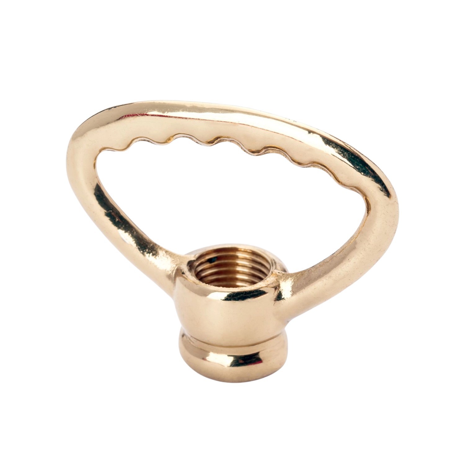 Orion Lightstyle Zahnringnippel M10x1 Messing Glänzend