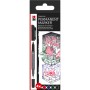 Marabu Graphix Permanent Marker Set mit 4 Stiften in verschiedenen Farben.