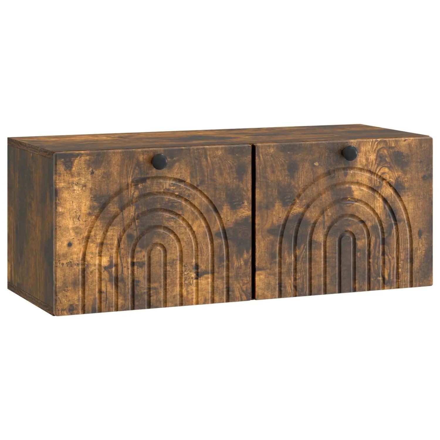 vidaXL Wandmontierter TV-Schrank Geräucherte Eiche 78,5 x 31 x 30 cm 898210
