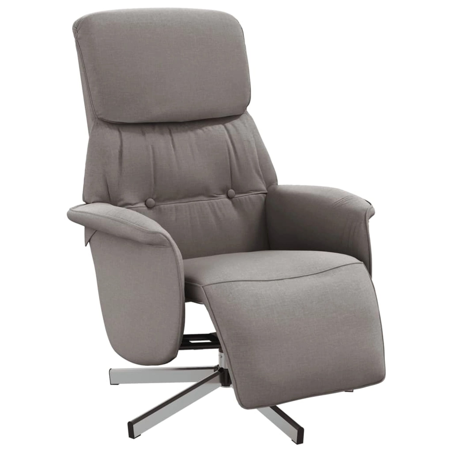 vidaXL Relaxsessel mit Fußteil Taupe Stoff 356662 günstig online kaufen