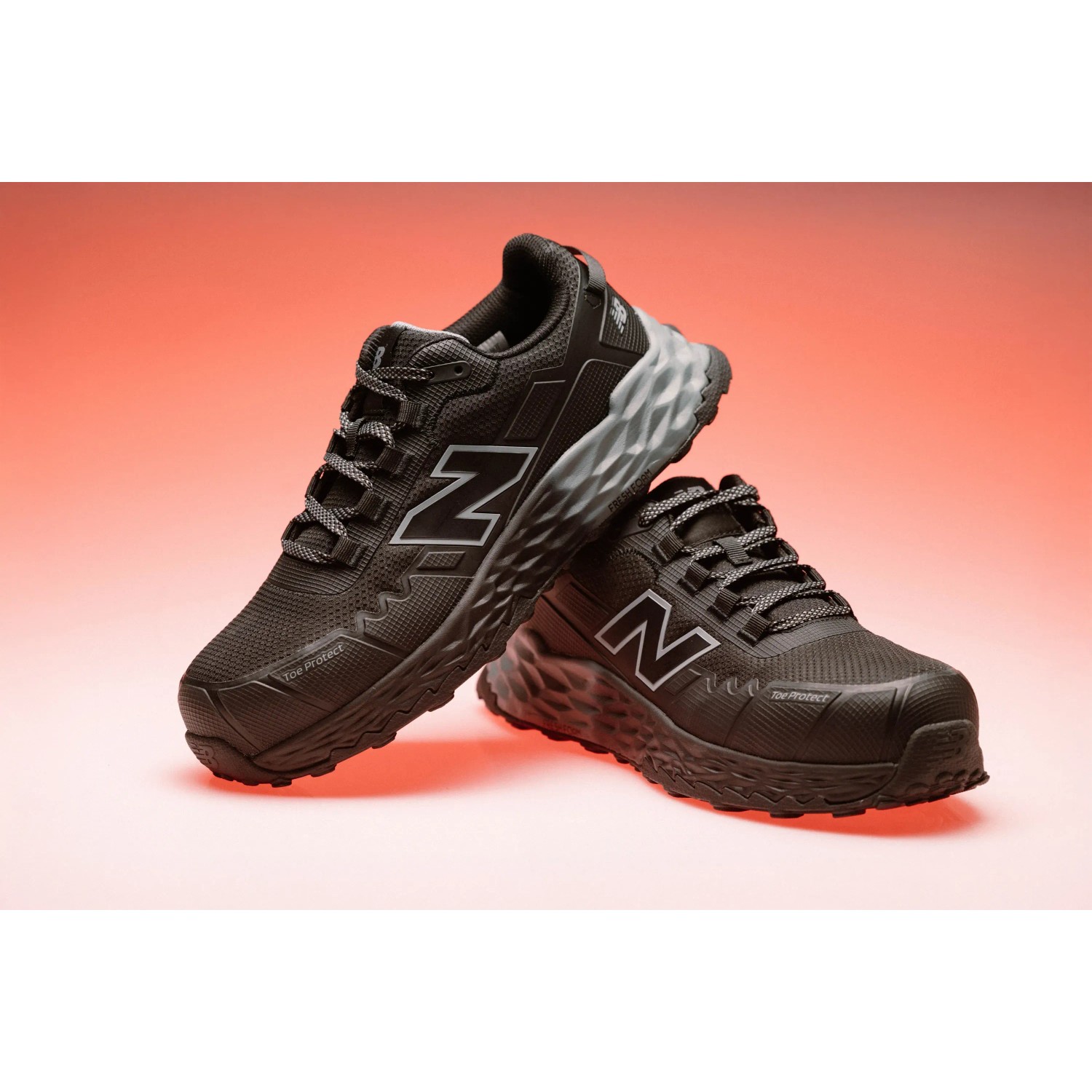 New Balance Cremorne S3L Sicherheitsschuhe, schwarz-grau, Gr. 40. Arbeitsschuhe mit Fresh Foam Zwischensohle.