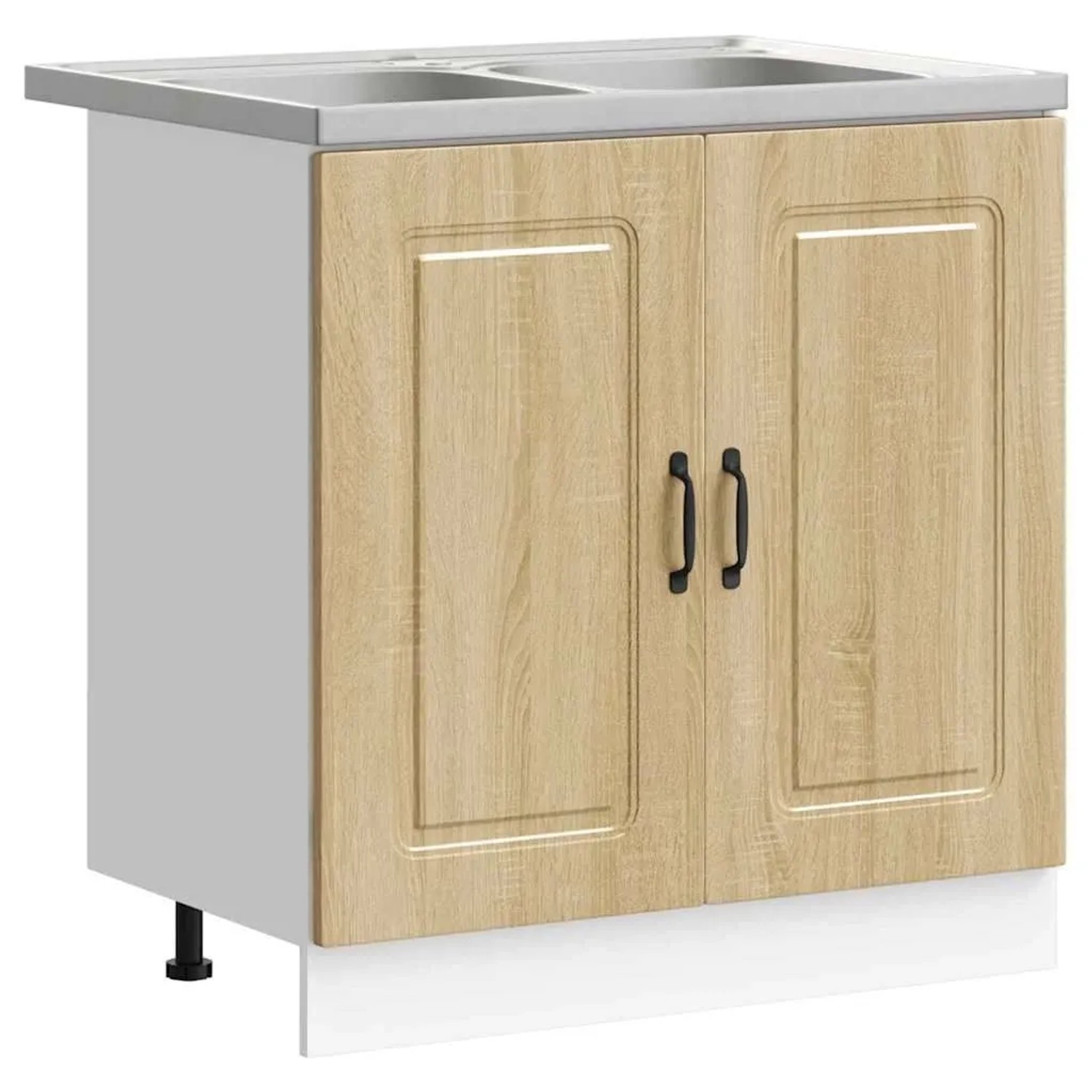 vidaXL Küchenschrank mit Tür Kalmar Sonoma-Eiche 80 x 46 x 81,5 cm 3315004