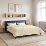 vidaXL Sommerdecke Creme 200 x 220 cm Mikrofaser und Teddy-Fleece 42026225_4