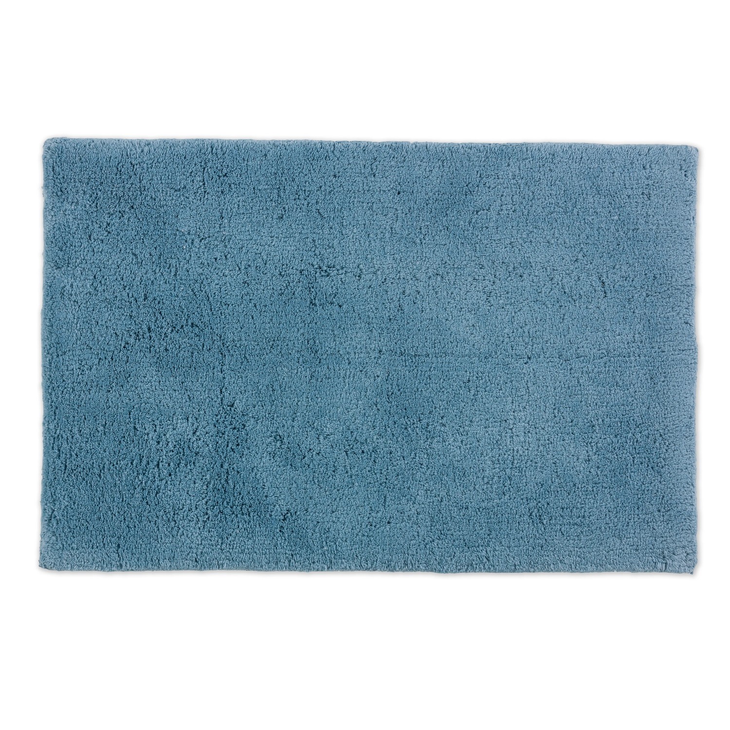 Schöner Wohnen Badteppich Bahamas, 67x110 cm, uni hellblau. Flauschiger Badvorleger für warme Füße.