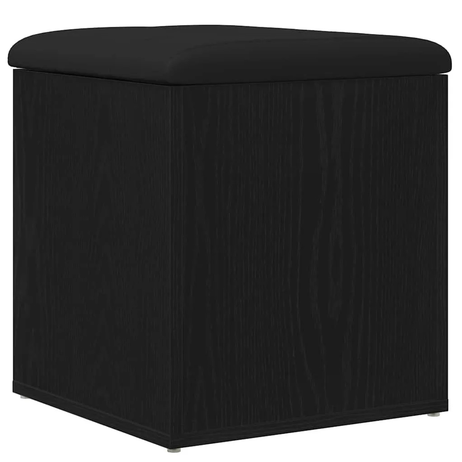 vidaXL Sitzbank mit Stauraum Schwarz Eichen-Optik 42 x 42 x 45 cm 862982