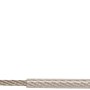 Conacord Stahl Drahtseil, 4 mm, mit transparenter Ummantelung für vielseitige Anwendungen.