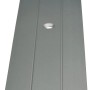 Gelochtes Übergangsprofil, 35x5x1000 mm, silber, für Laminat & Parkett. Aluminium, zur Schraubmontage.