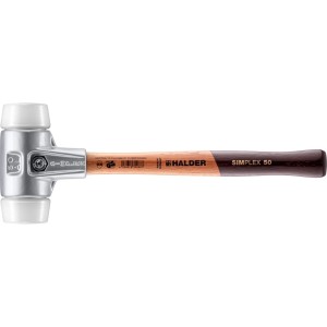 Halder Simplex Schonhammer Ø 50 mm Superplastik mit Aluminiumgehäuse