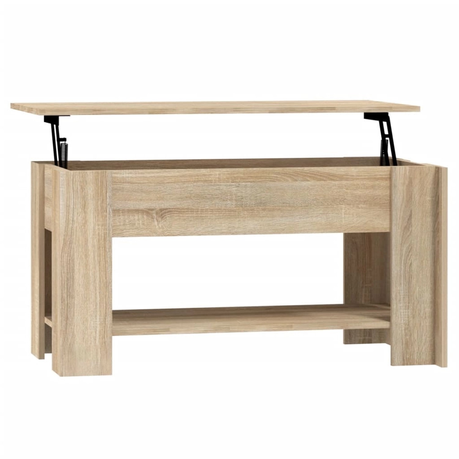 vidaXL Couchtisch Sonoma-Eiche 101x49x52 cm Holzwerkstoff günstig online kaufen