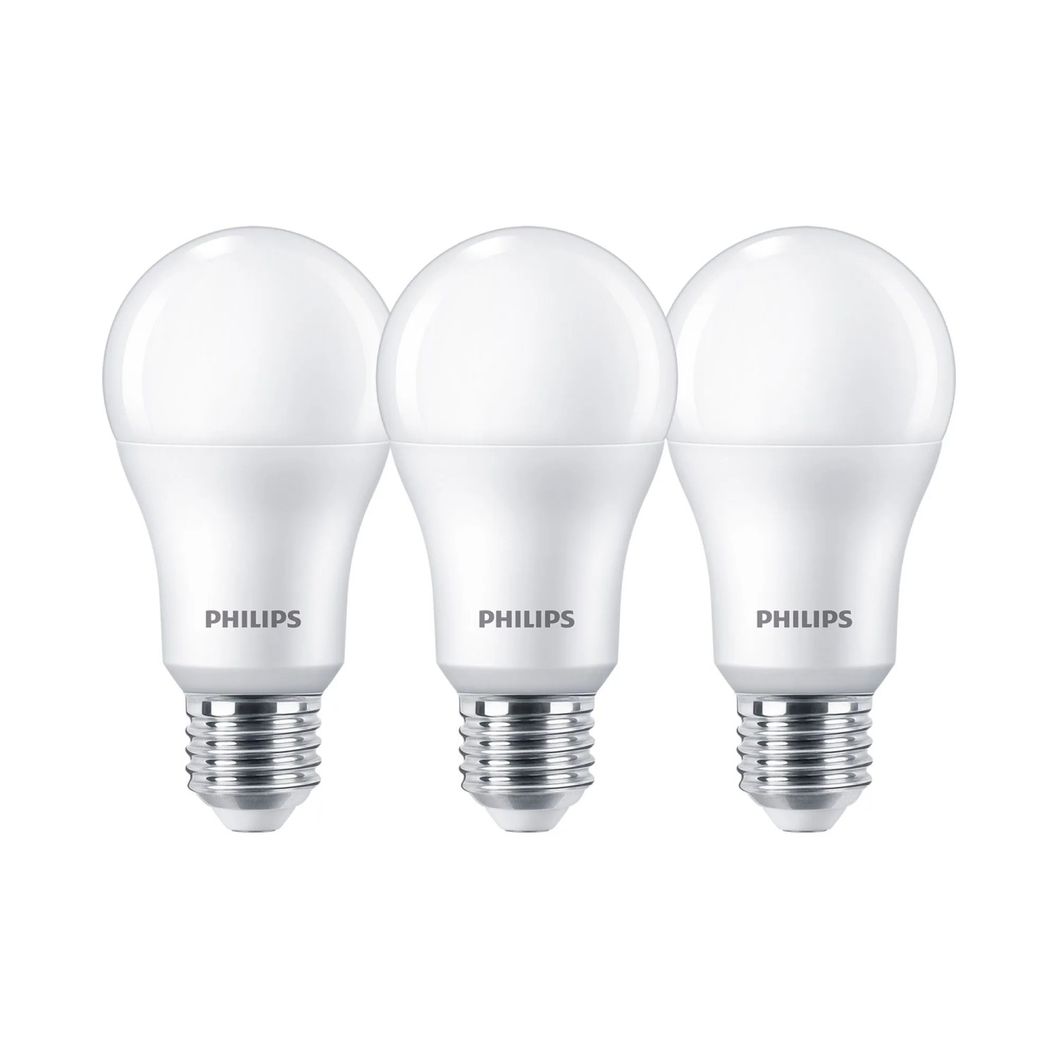 Philips LED-Leuchtmittel E27 Glühlampenform 13 W 3er Set 12 x 6 cm (H x Ø)