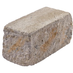 Diephaus Mauerstein Maximo Kina Muschelkalk, Ansicht des einzelnen Mauersteins.