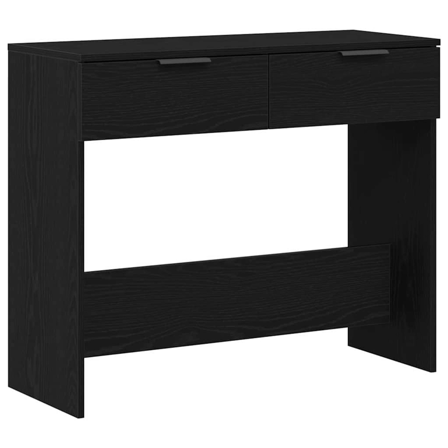 vidaXL Konsolentisch Schwarze Eiche 90 x 36 x 75 cm Holzwerkstoff 862769 günstig online kaufen