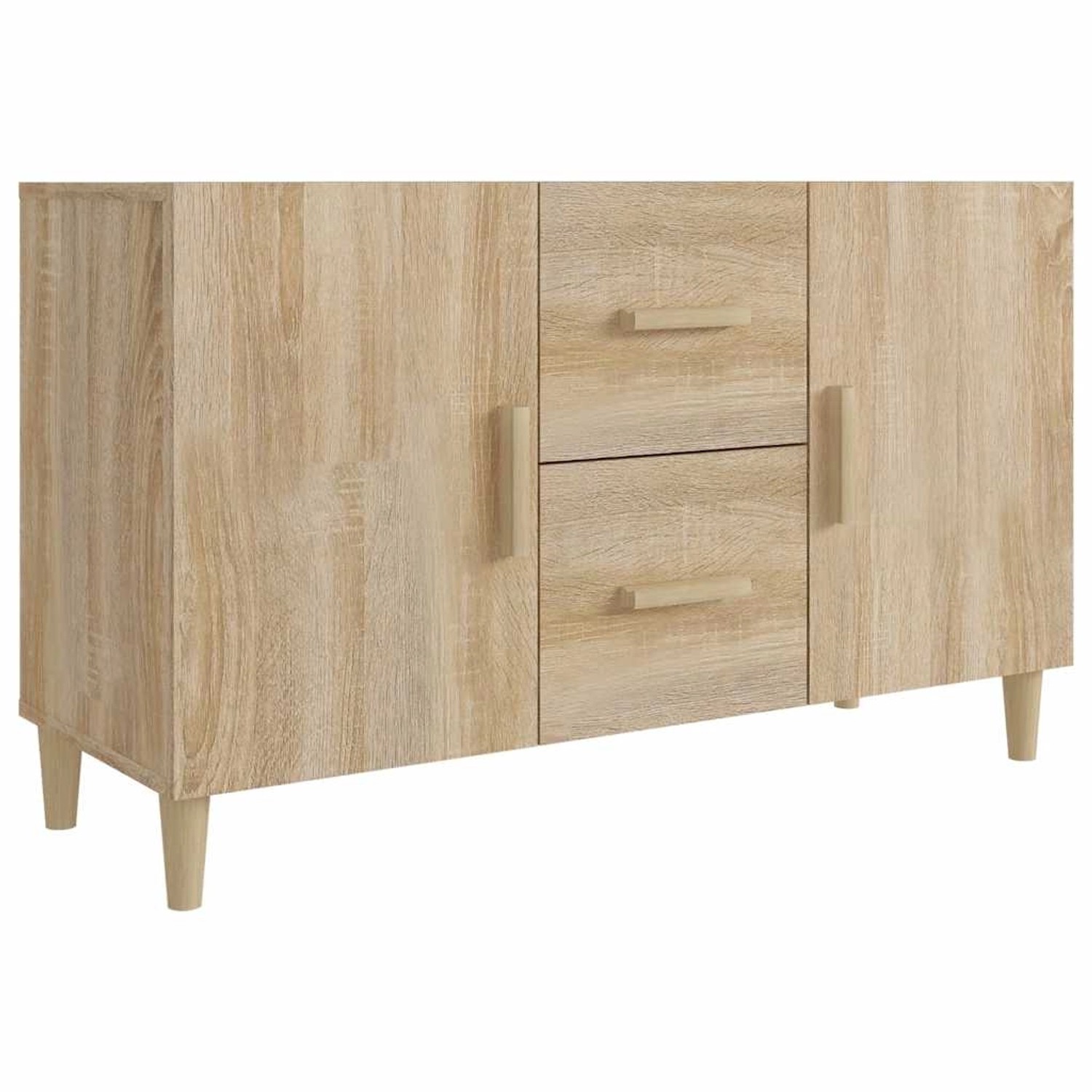 vidaXL Sideboard Sonoma-Eiche 100x36x60 cm Holzwerkstoff 812513 günstig online kaufen