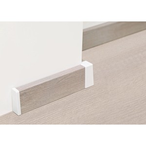 Kaindl Außenecke, 2er-Set, für Sockelleisten 50/18 in Weiß. Zubehör für Laminat & Parkett.