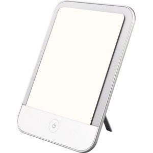 Weiße Müller-Licht LED Badleuchte Amara Lux mit Touch-Funktion und Tageslichtweiß.