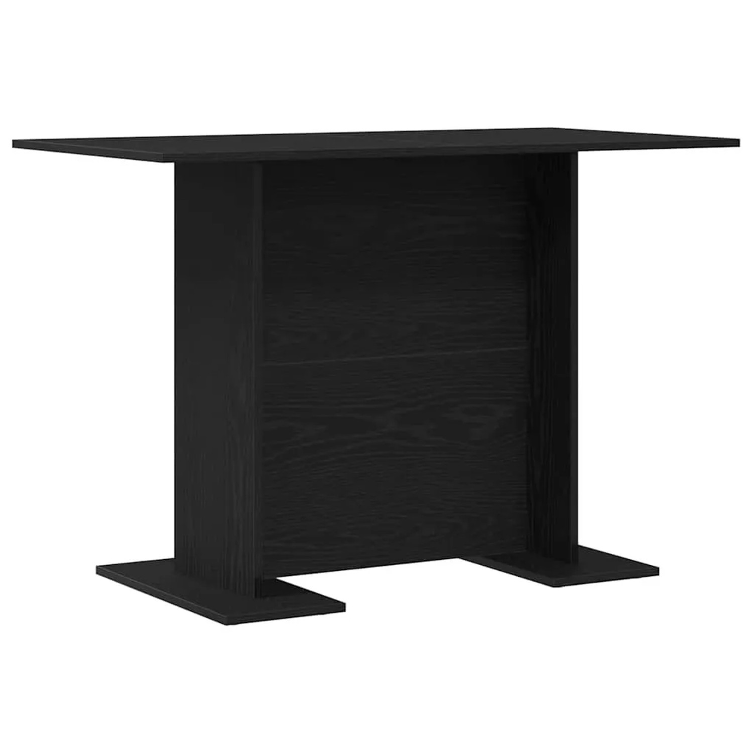 vidaXL Esstisch Schwarz Eichen-Optik 110 x 60 x 75 cm Holzwerkstoff 863166 günstig online kaufen
