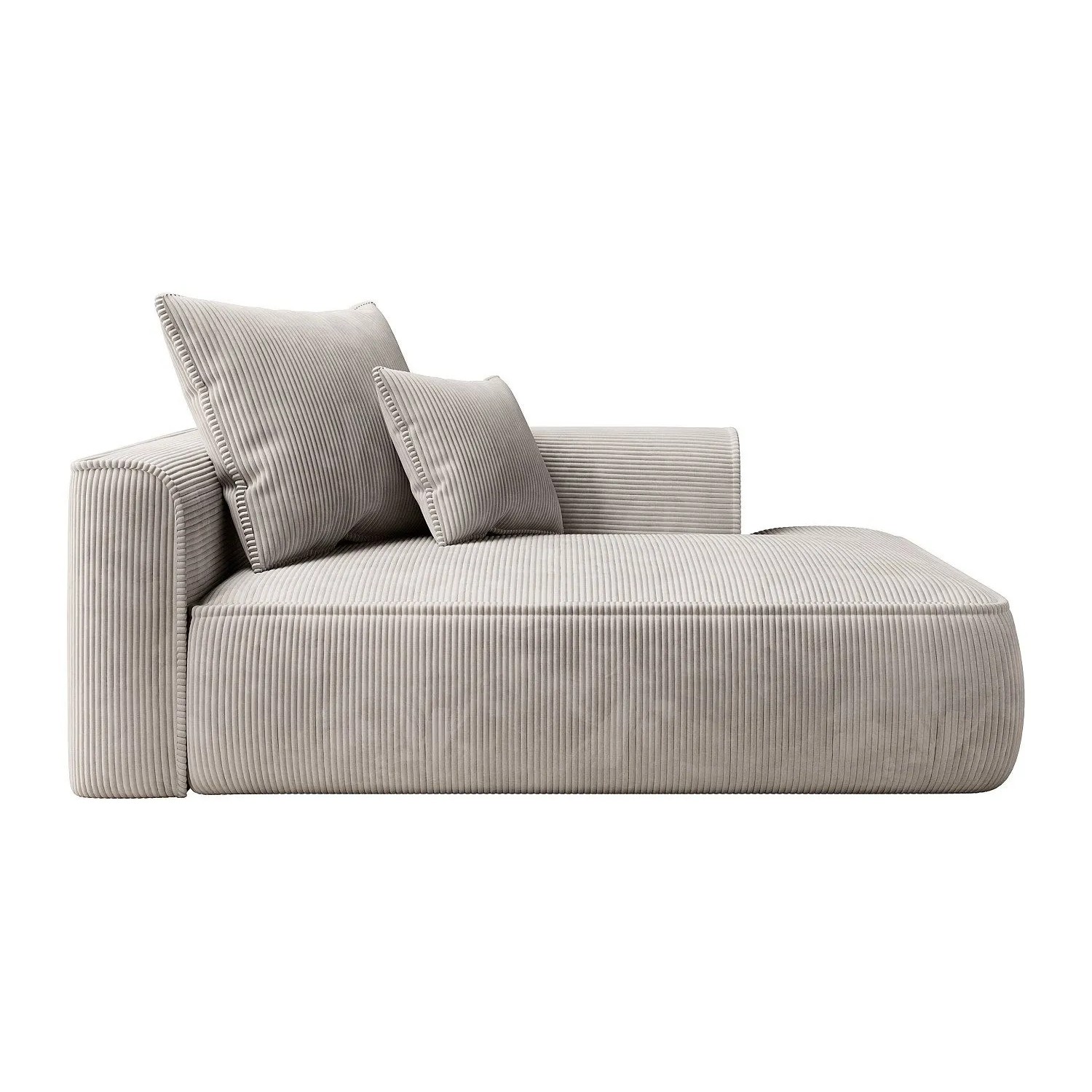 Vente-unique Recamiere Ohne Schlaffunktion Pineta Beige 180 cm