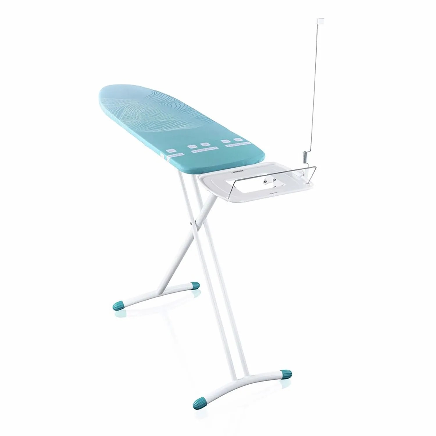 Leifheit Bügeltisch AirBoard Express M Solid 120 cm x 38 cm Türkis-Weiß