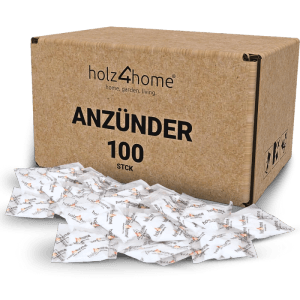 holz4home Kaminanzünder Grillanzünder Anzündtüten 100 Stück