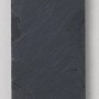 Rechteckiges Boltze Dekoschild aus Schiefer, dunkelgrau, 12x3x0,5 cm, für Gartendekoration.
