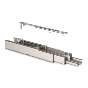 Kesseböhmer DISPENSA-X Silbergrau für Korpusbreite 300 mm Korpushöhe 1600 Bis 2000 mm Apothekerauszug 100 kg Tragkraft mit ARENA Classic Tablaren