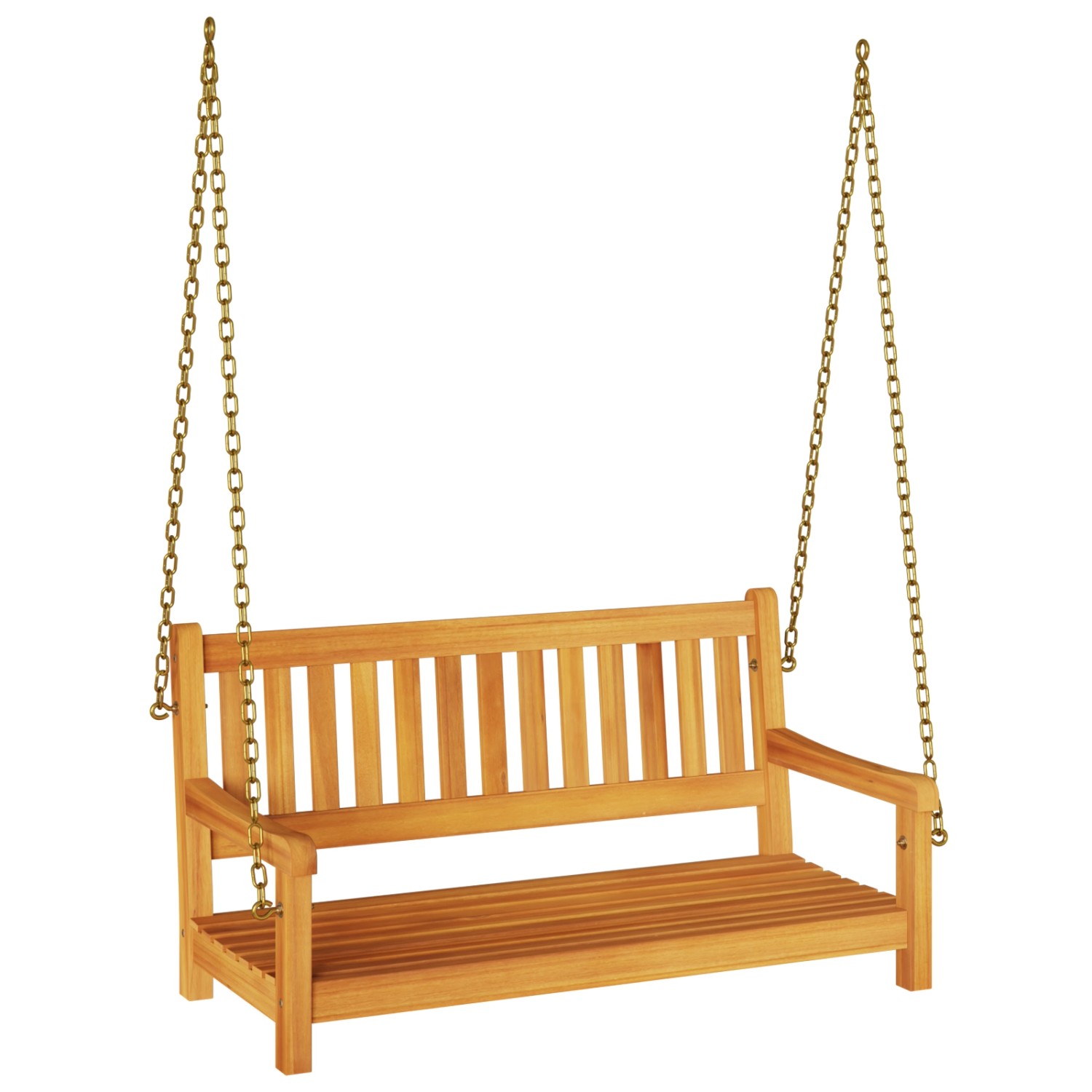 vidaXL 2-Sitzer Garten-Schaukelbank 110x56x58 cm Massivholz Akazie 4105521 günstig online kaufen