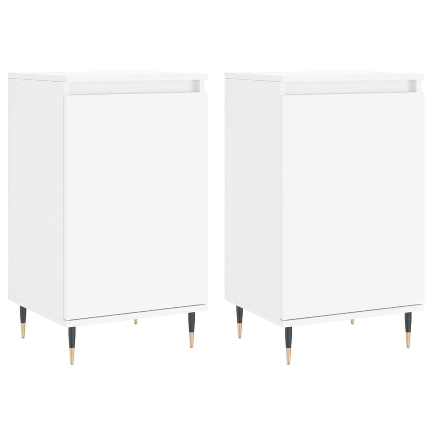 vidaXL Sideboards 2 Stk Weiß 40x35x70 cm Holzwerkstoff 831037 günstig online kaufen