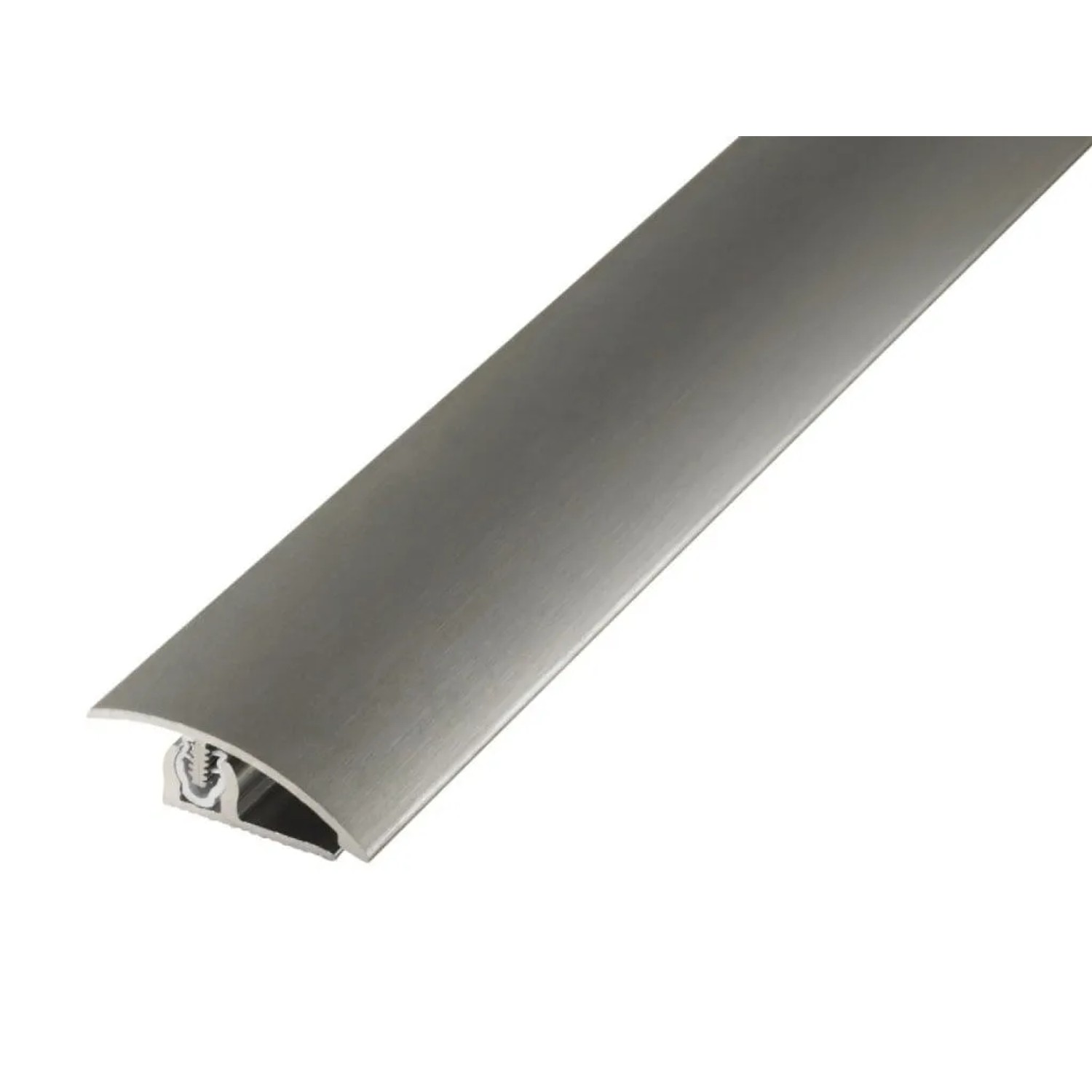 Proline Abschlussprofil PROVARIOclip Universal Aluminium Eloxiert Edelstahl Gebürstet 4,5 cm Breit 270 cm Lang Inhalt 1