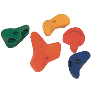 Karibu Klettersteine, buntes 5er Set für Spieltürme & Kletterwände.