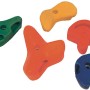 Karibu Klettersteine, buntes 5er Set für Spieltürme & Kletterwände.