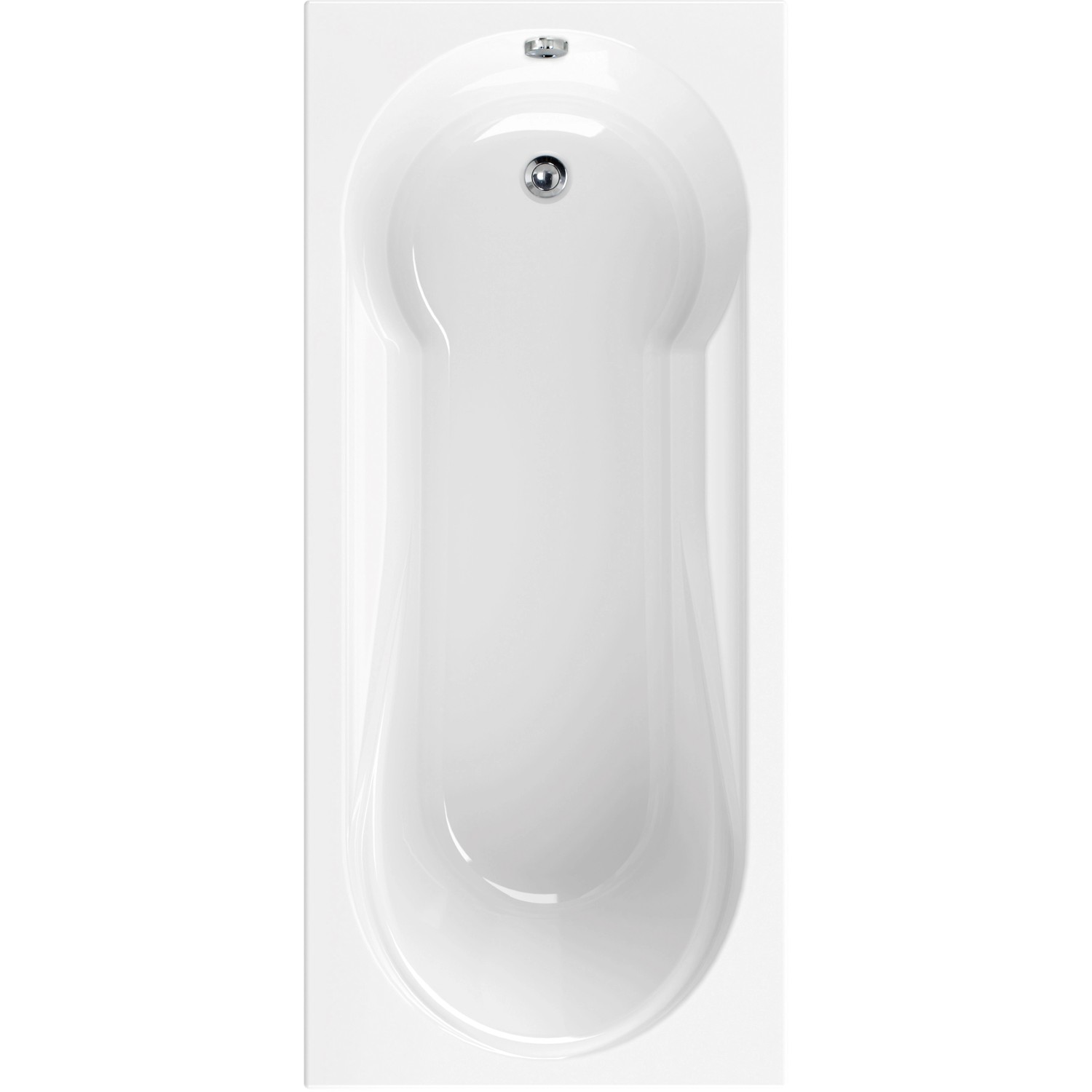 Sanitop-Wingenroth Acryl-Badewanne Facila 180 cm x 80 cm Weiß
