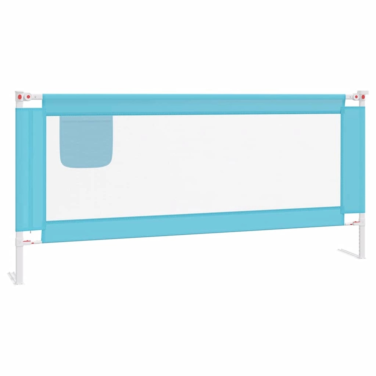 vidaXL Kleinkindbettschutzgitter Blau 200x25 Cm Stoff 862519 günstig online kaufen