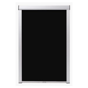 vidaXL Verdunkelungsrollo Schwarz F06 für Velux Fenster, Detailansicht.