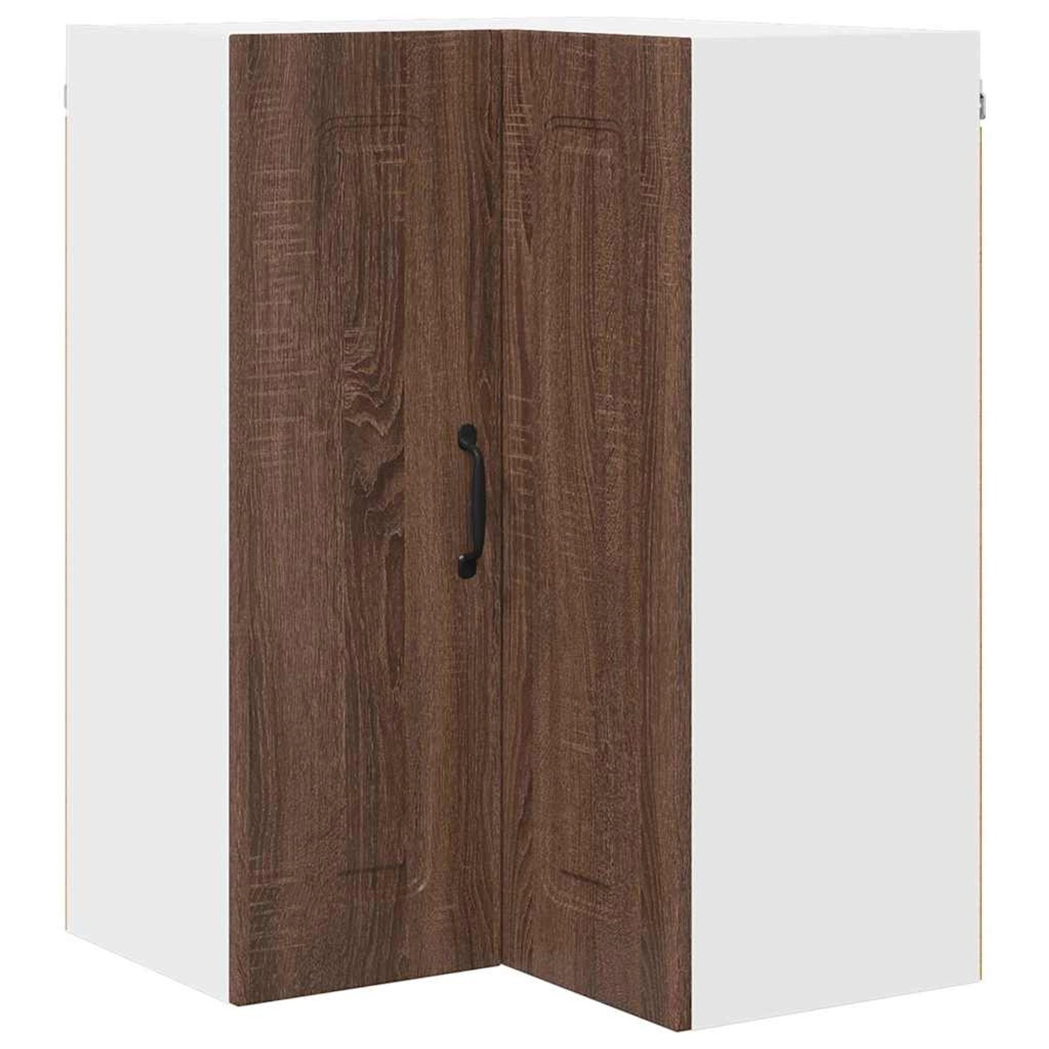 vidaXL Küchenwandschrank mit Regal Braun Eichen-Optik 57 x 57 x 80 cm 88473 günstig online kaufen