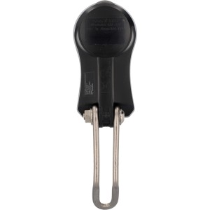 Rückansicht: Fischer LED-Batterie-Frontlicht 30 Lux Dy-Look für Fahrräder.