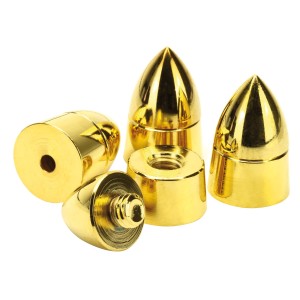 Dynavox Lautsprecher Spikes 4er-Set aus Messing für optimale Klangentkopplung.
