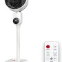Weißer Vornado X4-Life Pinguin DX Standventilator mit Fernbedienung.